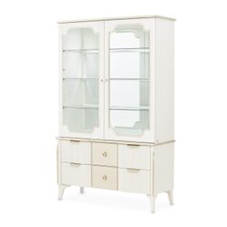 La Marisia Creamy Pearl Display Cabinet