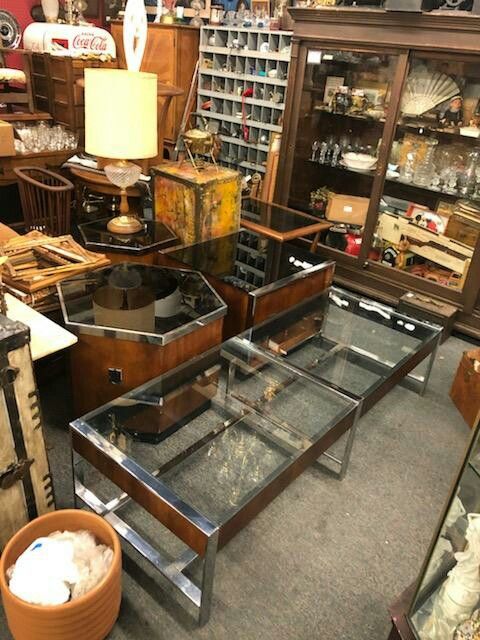 Mid Century Milo Baughman living room set 4 pc