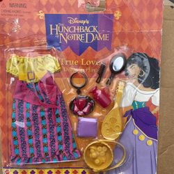 Disney’s The Hunchback Of Notre Dame True Love Dress N Play Barbie Doll Outfit