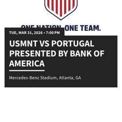 1 USA VS PORTUGAL TICKET 3/21/2026