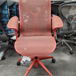🔥BRAND NEW!🔥HERMAN MILLER COSM CHAIR CANYON COLOR MESH/FRAME UPGRADED LEAF ARMS DESIGNED BY STUDIO 7.5 SUPER COMFORTABLE!