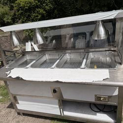 Steamer Table (4 )full Trays Electric 220V
