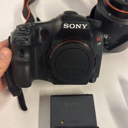 Sony a 77 Camera With Lens And Accessories 