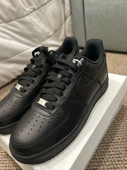 Nike Air Force 1 Low Triple Black Sneakers Size 11