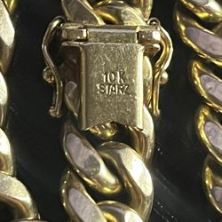 24” 10k Cuban Link Chain 56 Grams 