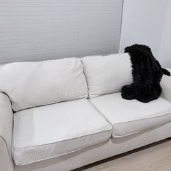 Pottery Barn White Couch 