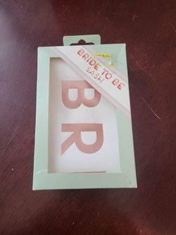 New Bride To Be Sash