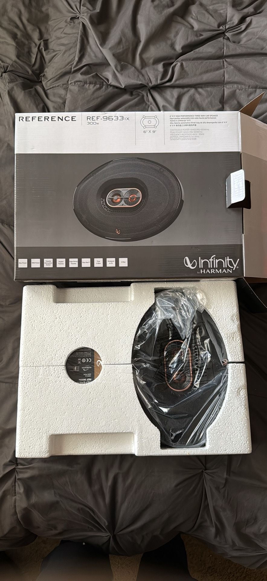 Infinity REF-9633IX 300w 6” x 9” speakers