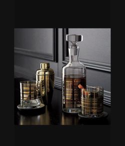 Crate and barrel Whiskey Decanter