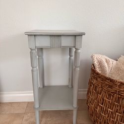 Side table in gray