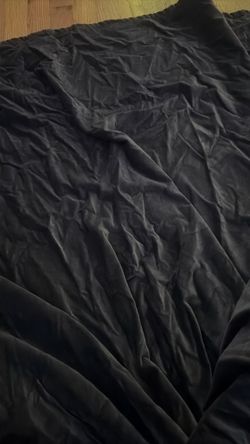 4 Floor to ceiling 12ft curtain!  ( BLACK OUT)