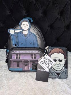 Loungefly Exclusive Halloween II Michael Myers House Cosplay Mini Backpack