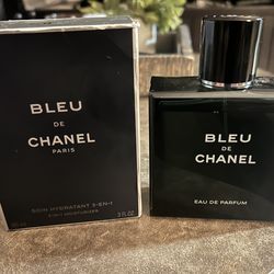 Bleu Chanel cologne & 3–1 Moisturizer