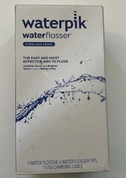 Waterpik Portable Cordless Pearl Water Flosser - White