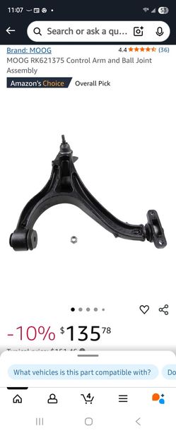 Control Arm And Ball Joint 