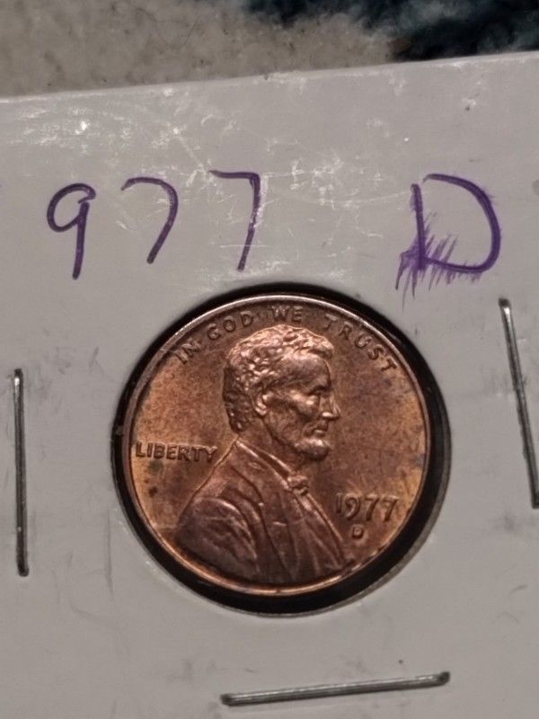1977 D Lincoln Cent