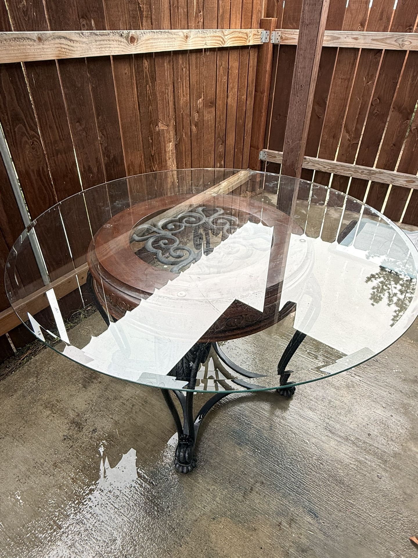 Glass Dining Table (5ft Wide)