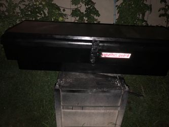 weather guard side tool box for any truck with latch for u own 🔒
