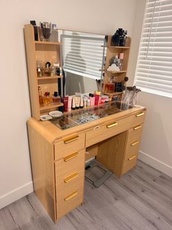 Vanity with light