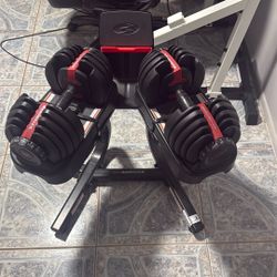 Boflex SelectTech 552 Adjustable Dumbbell Set/ with Stand