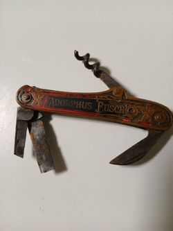 Antique Adolphus Busch advertising bartenders k