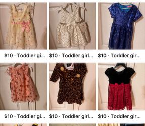 Toddler girl dressed $10 each.
