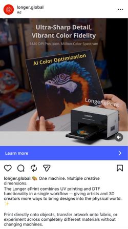 Longer 3d printer single head