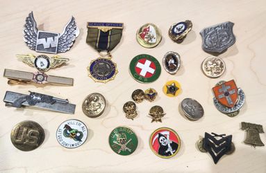 Military pins collection