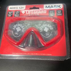 Lifeguard Adult Swim Mask – New in Package – Ages 12+