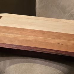 Cherry, Maple And Orangewood Cutting Board