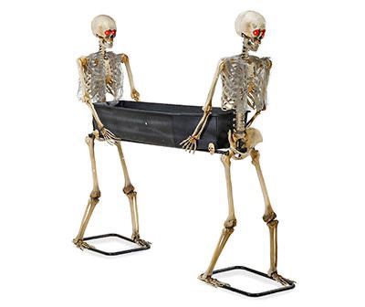 Skeletons Carrying Coffin / Halloween / Christmas Decorations 
