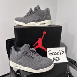 Nike Air Jordan 3 Retro ‘Wool’ 2016 Size 13 WORN