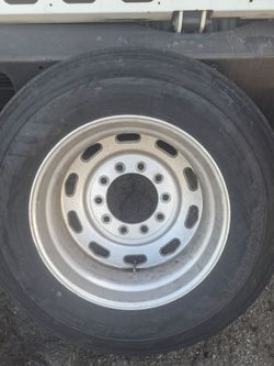 Freightliner aluminum wheels