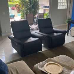 Two Recliner Chairs 