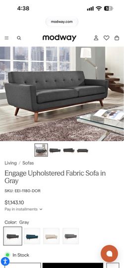 Modway Engage Upholstered Fabric Sofa - Can Deliver 🚛
