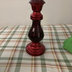 Red Candle Holder
