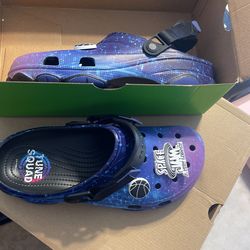 Space Jam Crocs Size 11