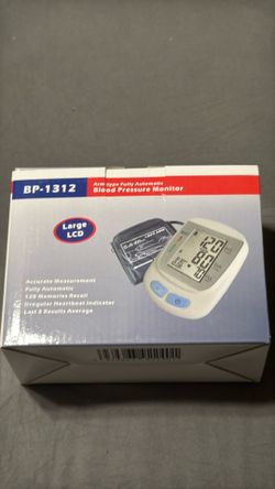 Blood pressure monitor fully automatic, large Lcd screen