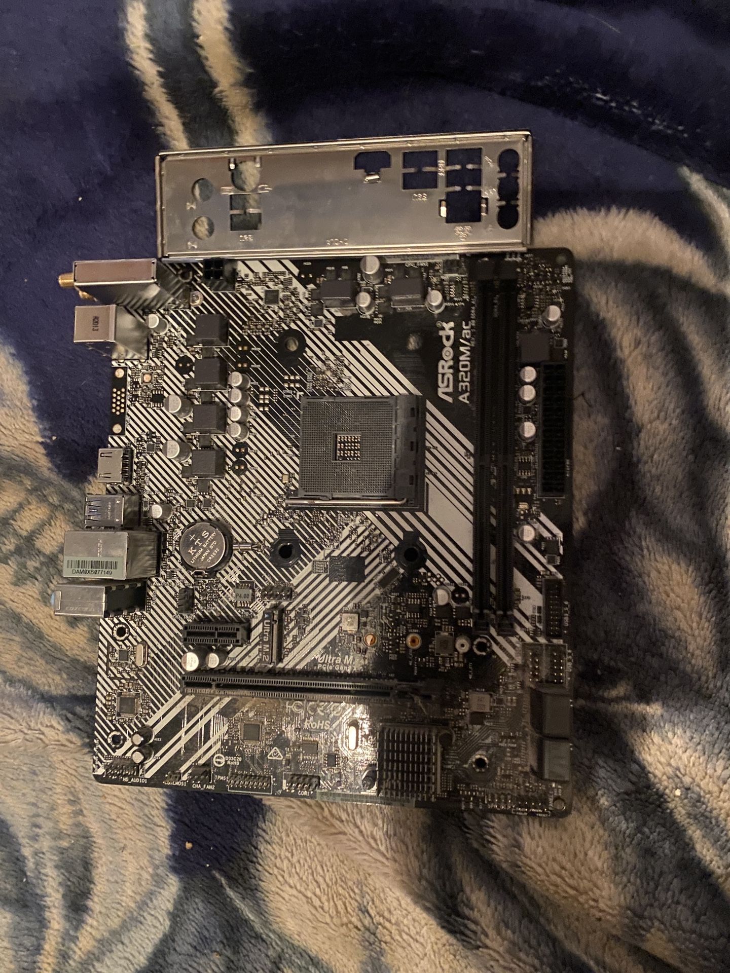 ASROCK motherboard A320m/ac