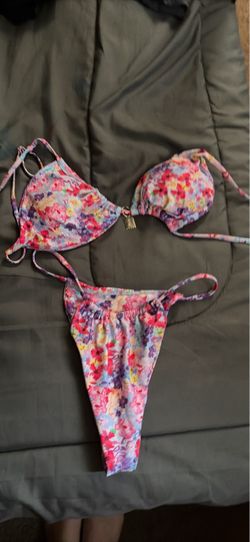 Floral Print Bikini Set