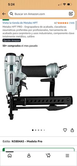 Metabo HPT PRO N3804A5 Pneumatic Finish Nailer
