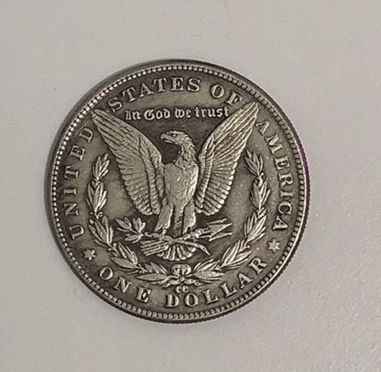 1883 CC Morgan silver dollar