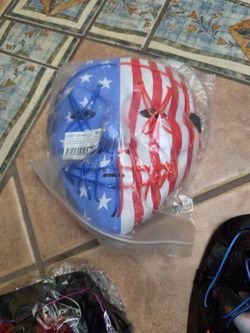 LED Light Up Purge Mask - American Flag - Halloween