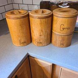 Cornwall Canisters - Flour, Sugar, Coffee, Tea Canisters