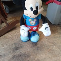 Game Playing Interactive Mickey Mouse 