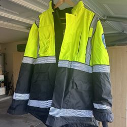 High Vis Parka Men’s XL Like New! 