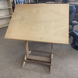 Wood Drafting/Art Table
