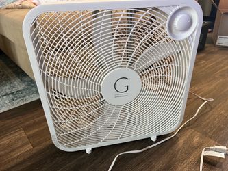 White box fan