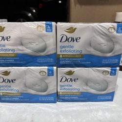 Dove Beauty Gentle Exfoliating Beauty Bar Soap - 4pk - 3.75oz each