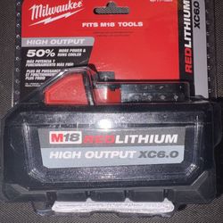 Milwaukee 6.0 High Output Battery 
